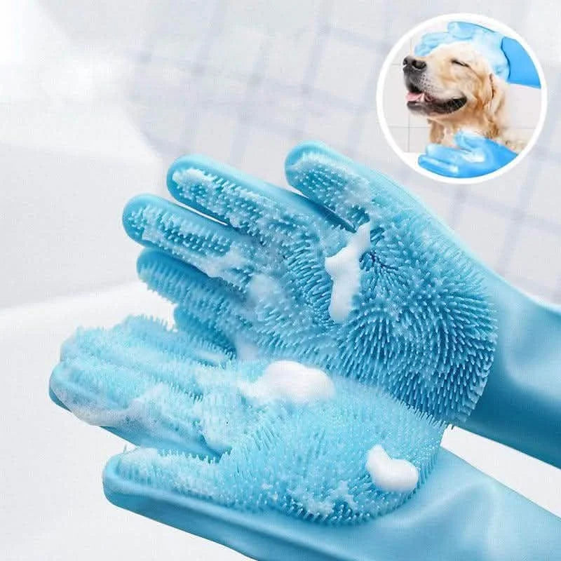 Pet Grooming Cleaning Gloves